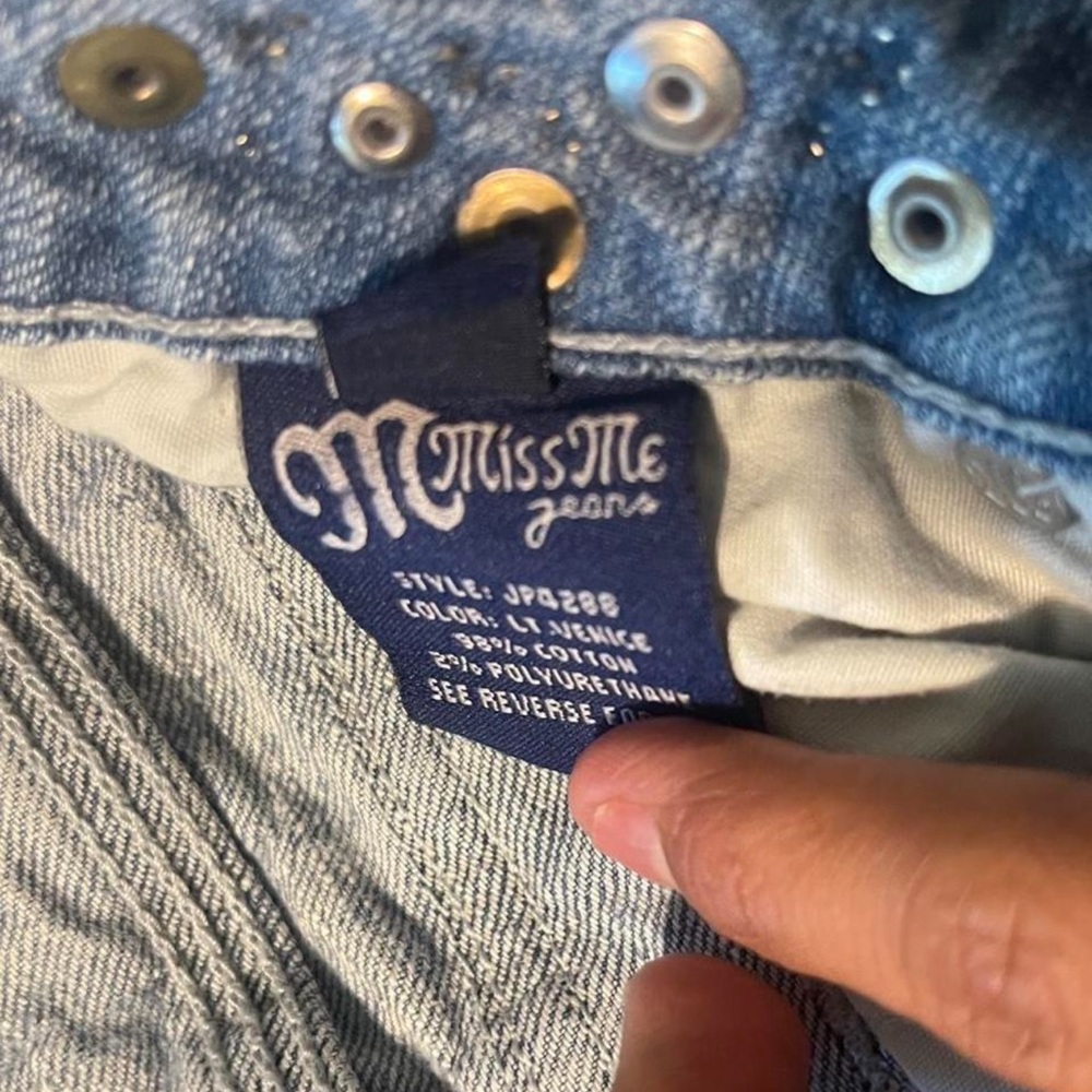 Miss Me Embellished Blue Jeans
